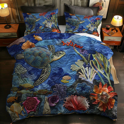 Turtle Ocean Serenity WN0609027CL Duvet Cover Set