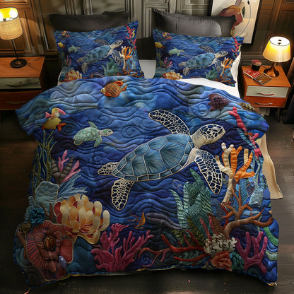 Turtle Reef Bliss WN0609031CL Duvet Cover Set