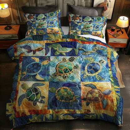 Turtle Snuggle WN0609037CL Duvet Cover Set