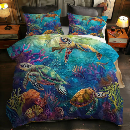 Turtle's Coral Cove WN0609053CL Duvet Cover Set