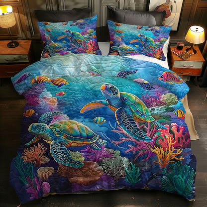 Turtle's Oceanic Treasures WN0609071CL Duvet Cover Set