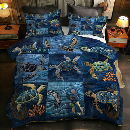 Turtle's Reef Wonderland WN0609077CL Duvet Cover Set