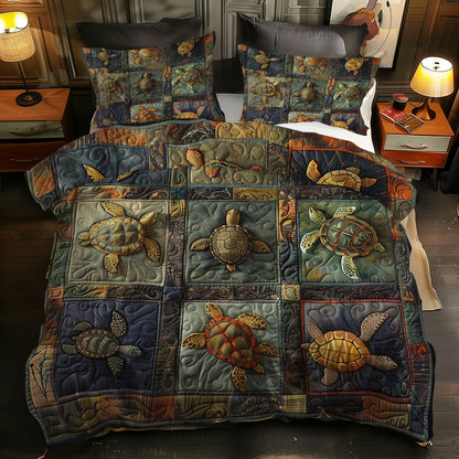 Turtles' Cozy Cove WN0609060CL Duvet Cover Set