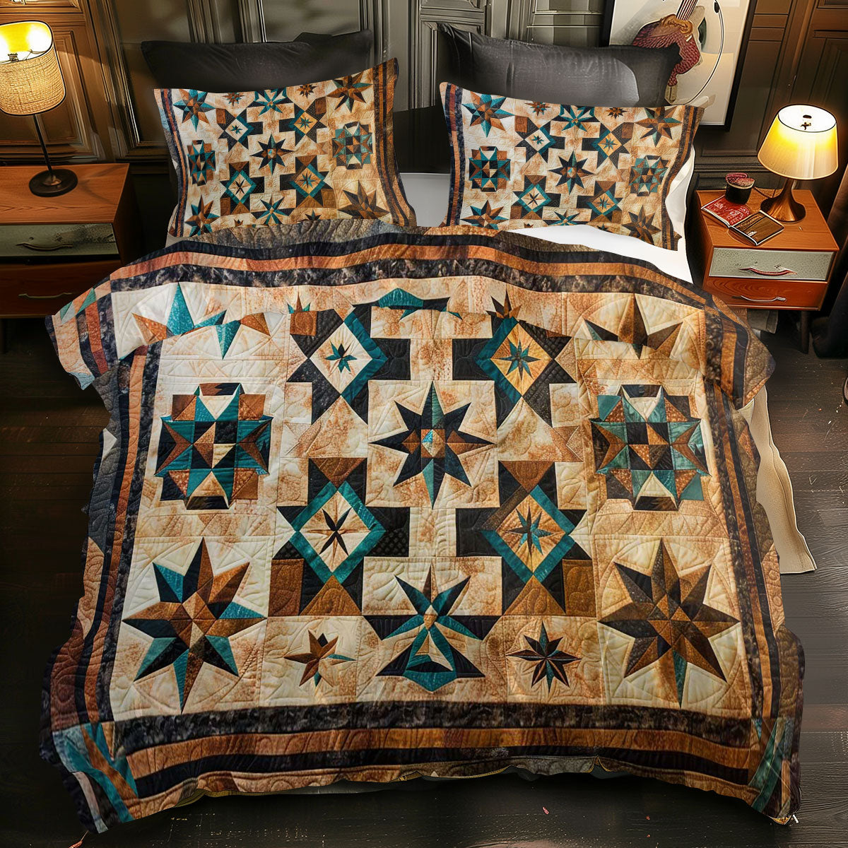 Western Inspired Star WJ1706020CL Duvet Cover Set