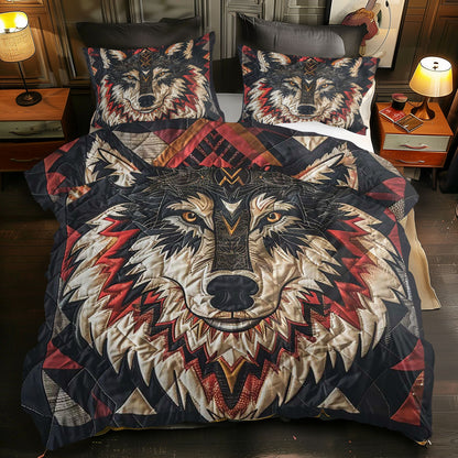 Wolf Native American WJ1906021CL Duvet Cover Set