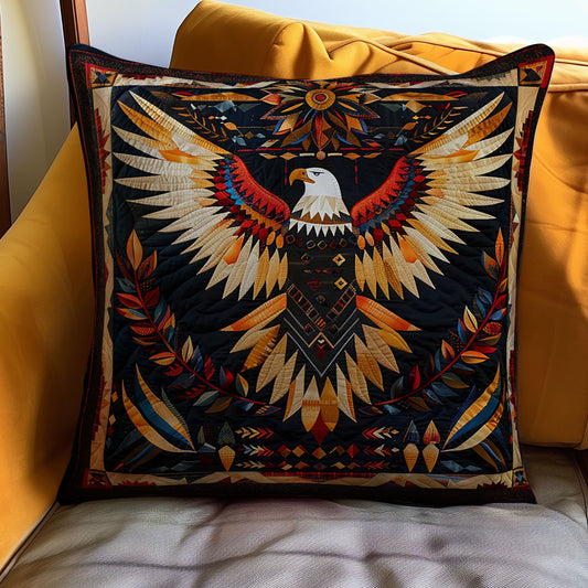 Eagle Native American WJ1010038CL Quilt Pillow Case