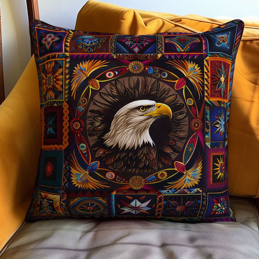 Eagle Native American WJ1507026CL Quilt Pillow Case