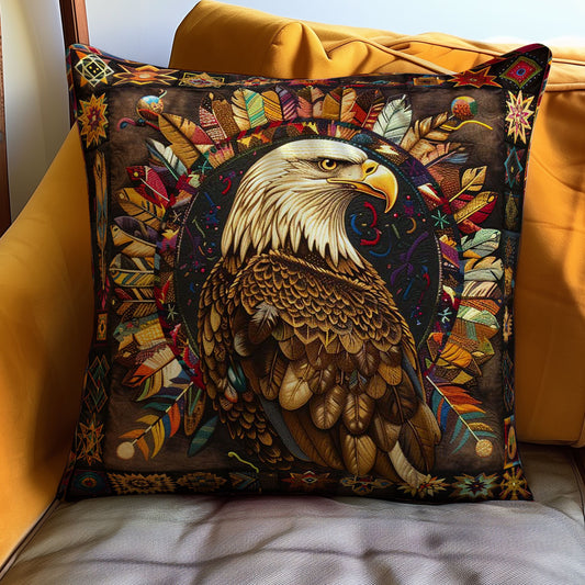 Eagle Native American WJ1607025CL Quilt Pillow Case