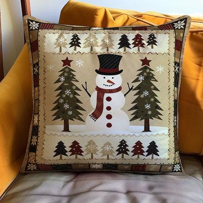 Snowman WJ1607026CL Quilt Pillow Case