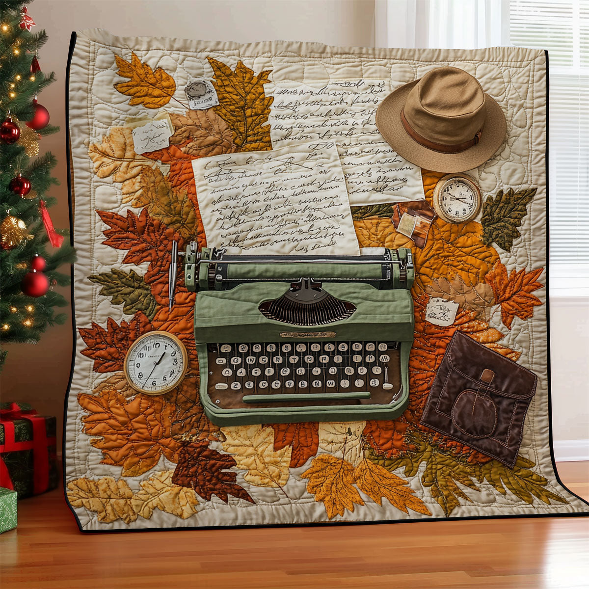 Typewriter Lost In Books WU1302018CL Quilt
