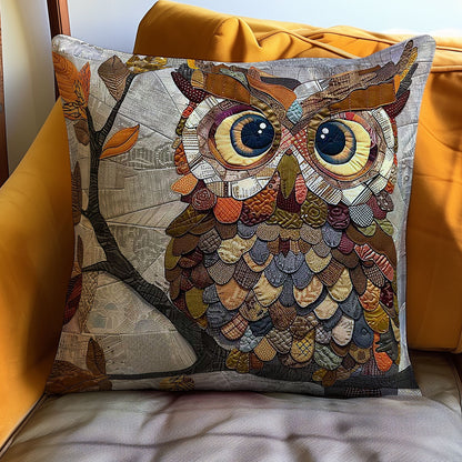 Night Owl With Big Eyes WN2307002CL Quilt Pillow Case