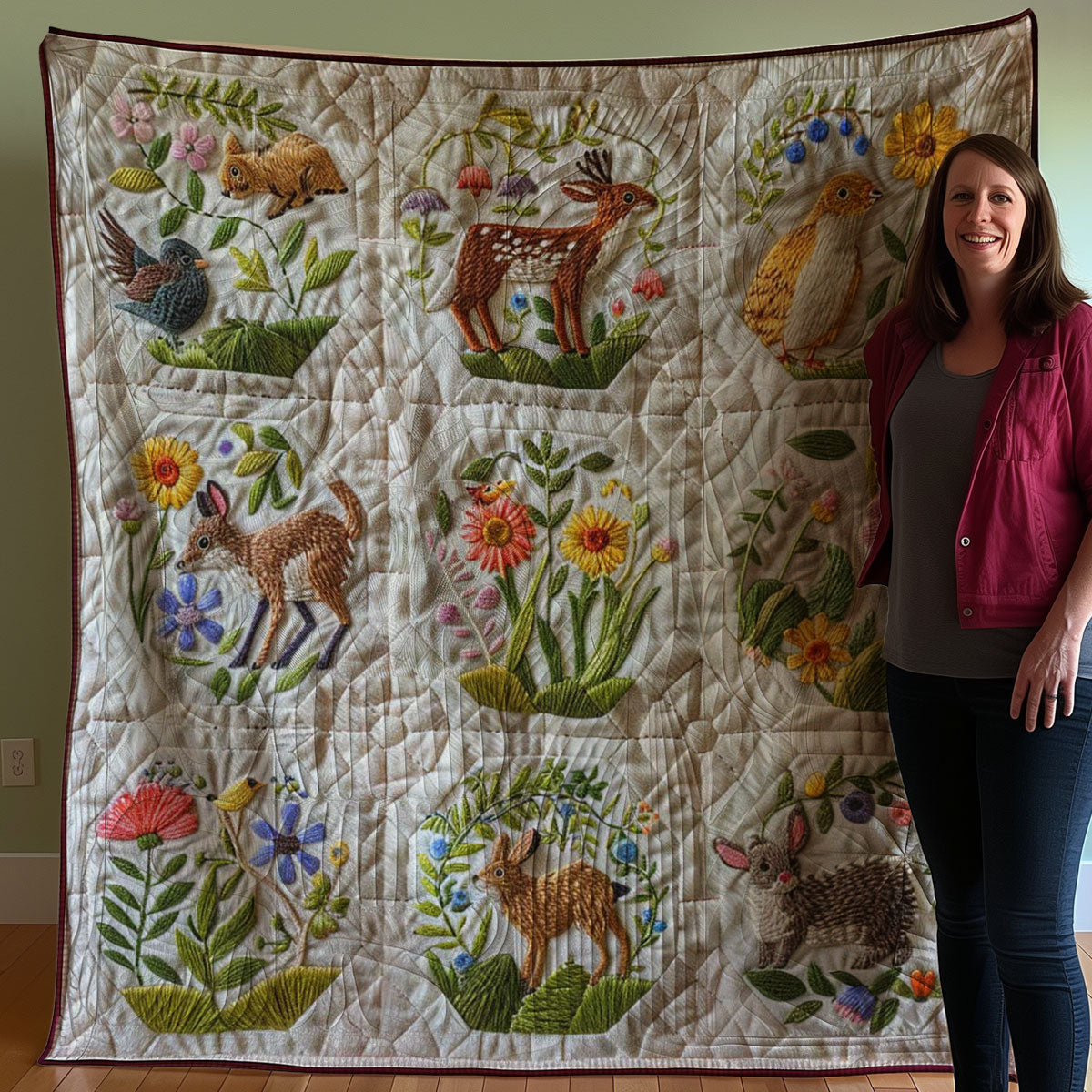 Animal WJ0308002CL Quilt