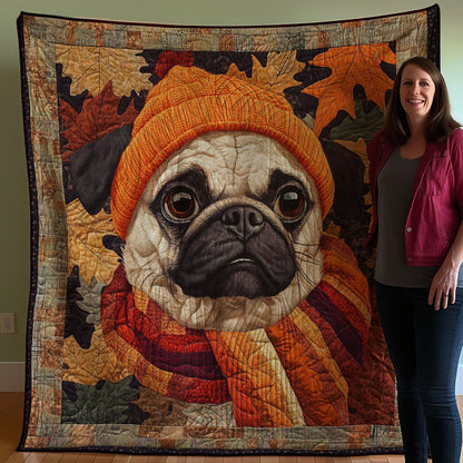 Autumn Bulldog WJ0808033CL Quilt