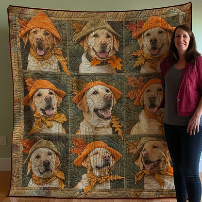 Autumn Dog WJ1508001CL Quilt