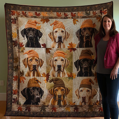 Autumn Labrador WJ1508002CL Quilt