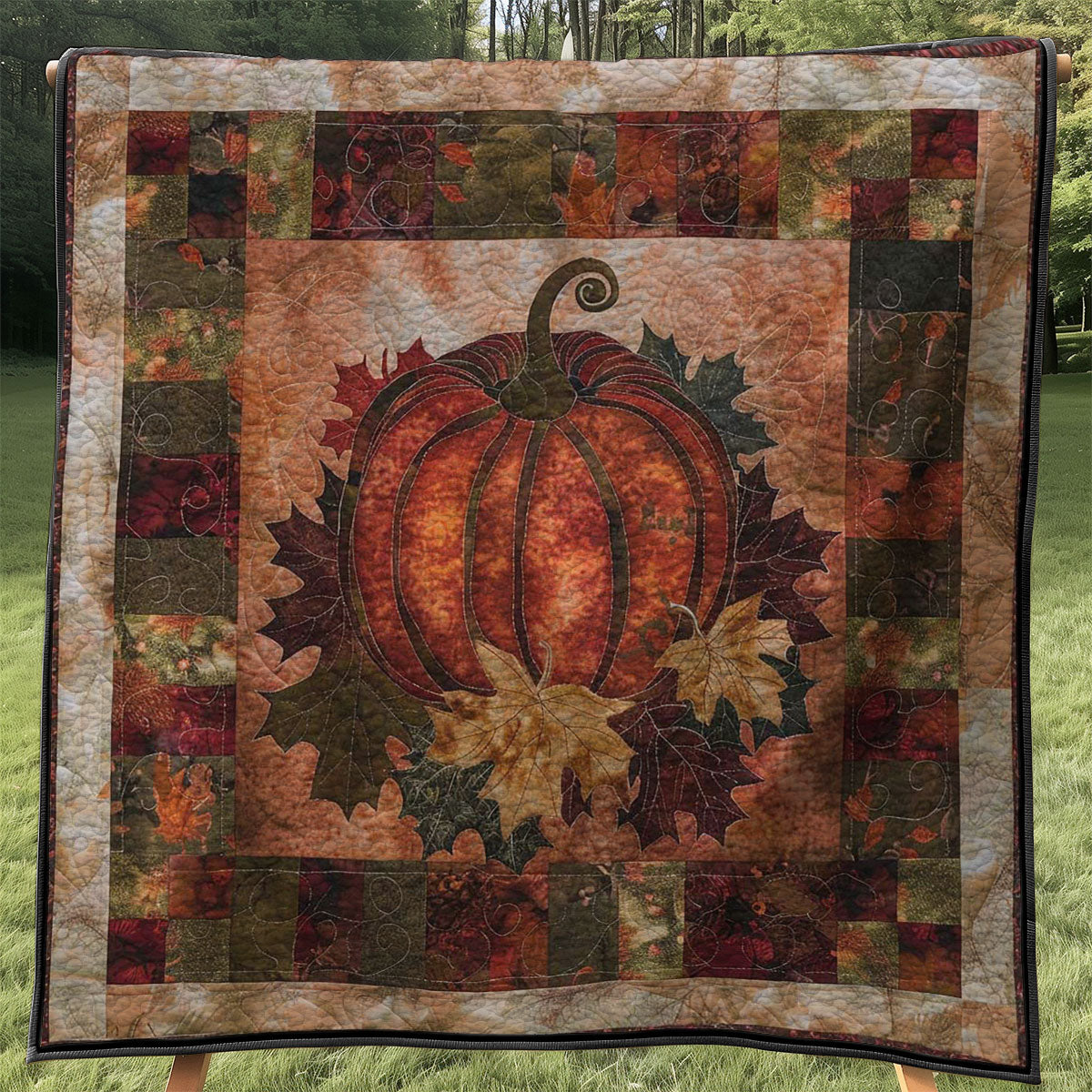 Autumn Pumpkin WJ2707009CL Quilt