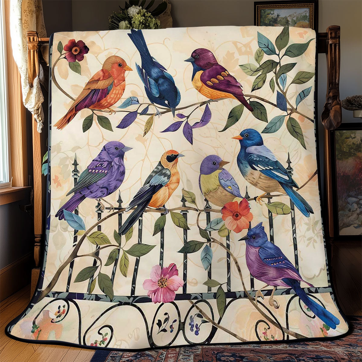 Birds WJ0909004CL Quilt