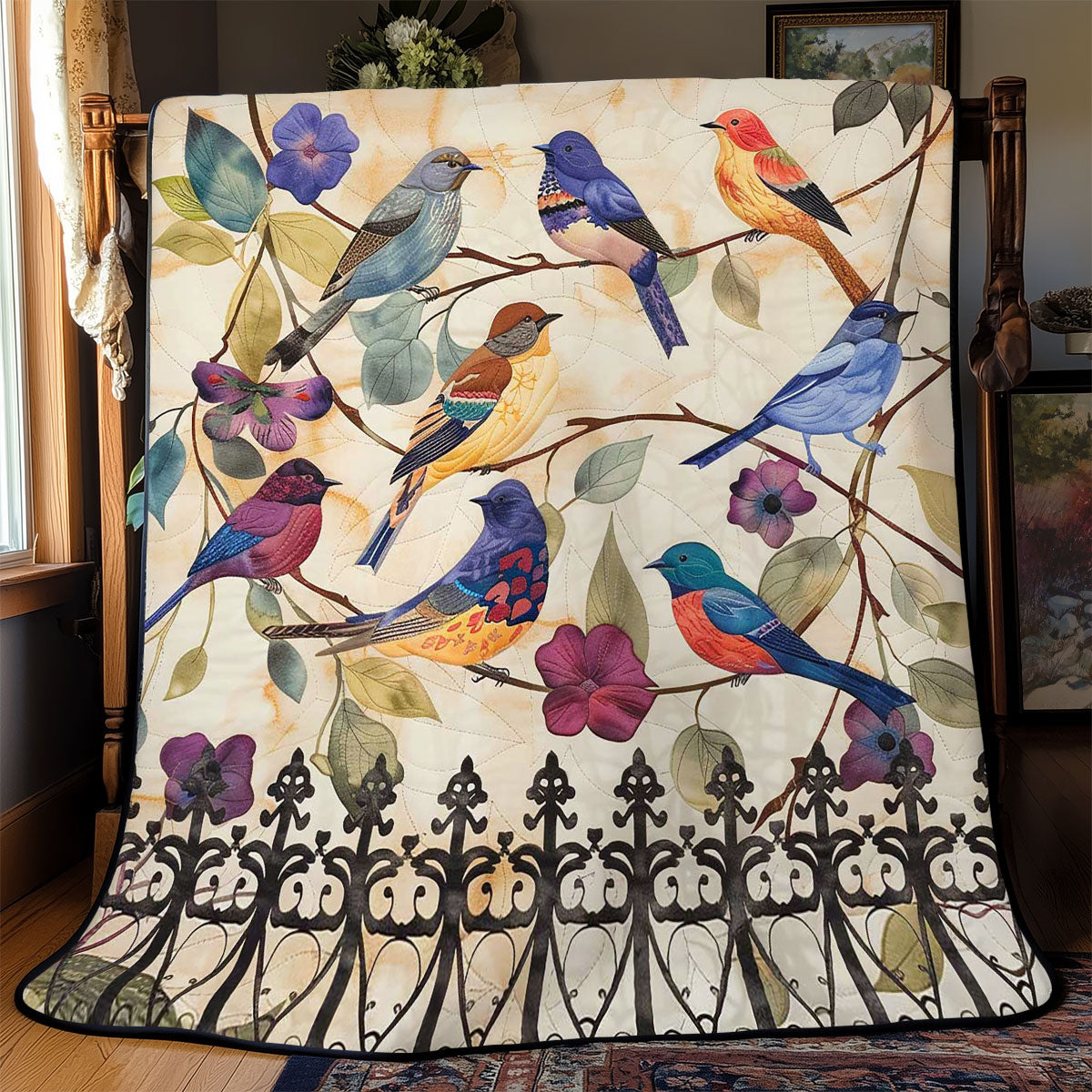 Birds WJ1009002CL Quilt