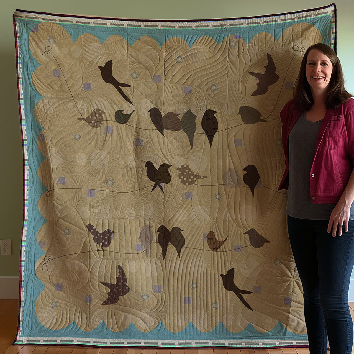 Birds WJ3007005WL Quilt