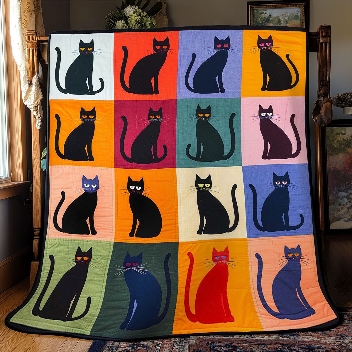 Black Cats WJ2108001CL Quilt