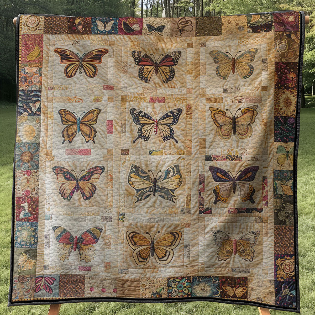 Butterflies WJ2507008CL Quilt