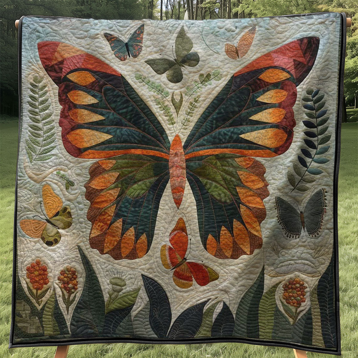 Butterflies WJ2507009CL Quilt