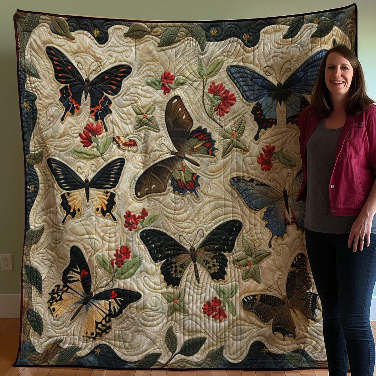 Butterfly WJ0308010CL Quilt