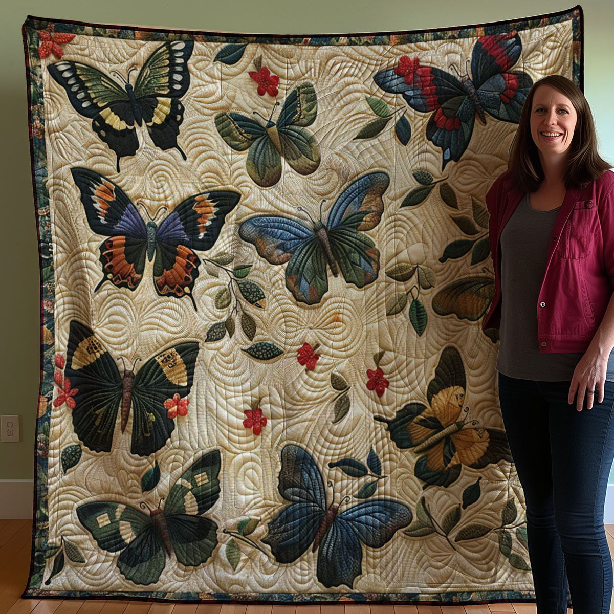 Butterfly WJ0608007CL Quilt