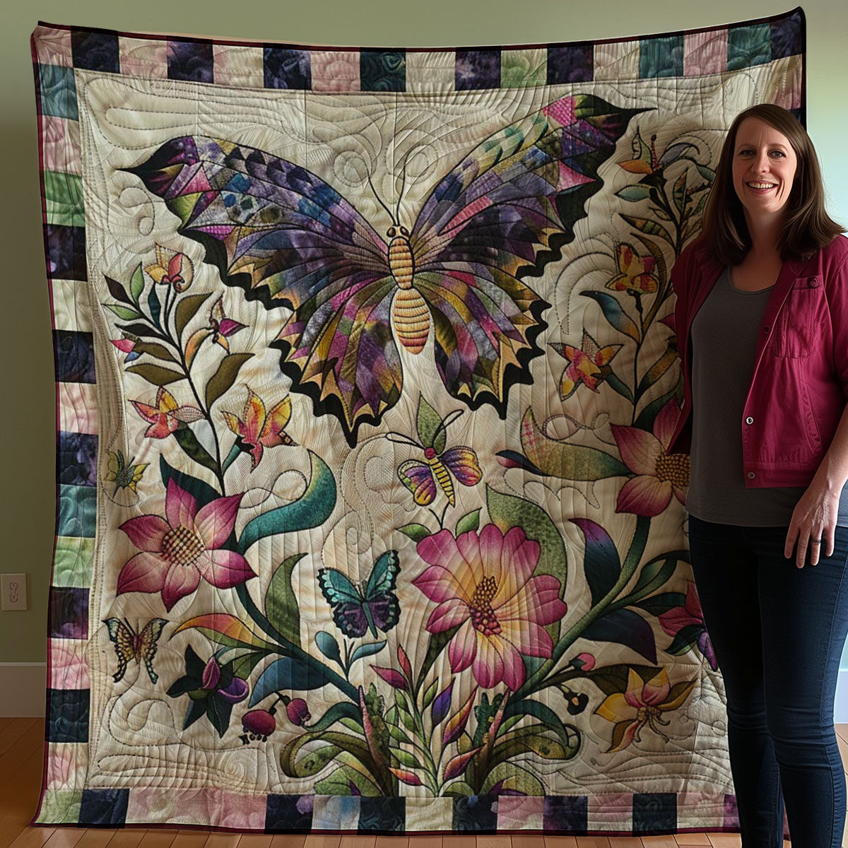 Butterfly WJ1008009CL Quilt