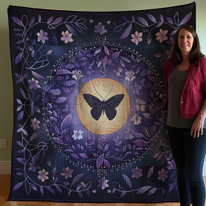 Purple Butterfly WJ1507009CL Quilt