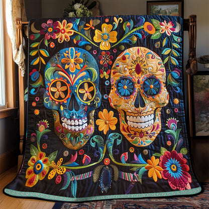 Calavera Sugar Skulls WJ1409002CL Quilt