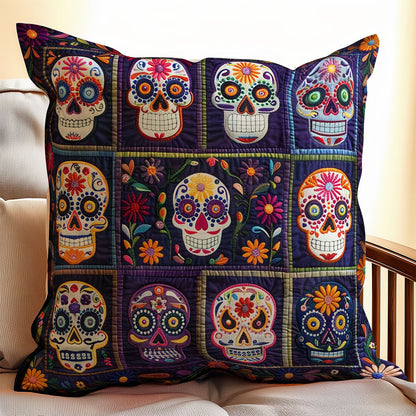 Calavera Sugar Skulls WJ1409038CL Quilt Pillow Case