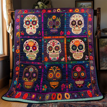 Calavera Sugar Skulls WJ1709004CL Quilt