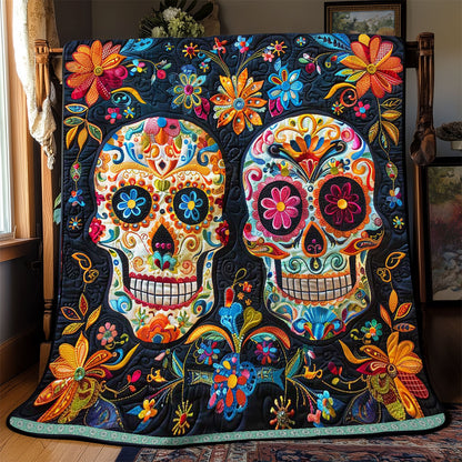 Calavera Sugar Skulls WJ1709006CL Quilt