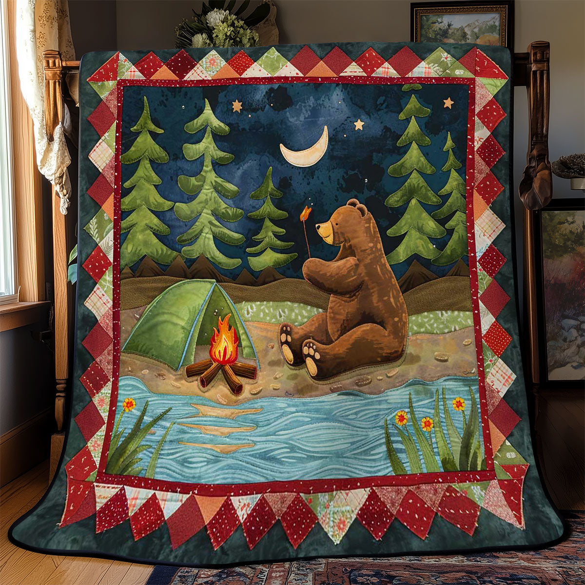 Camping Bear WJ2408001CL Quilt