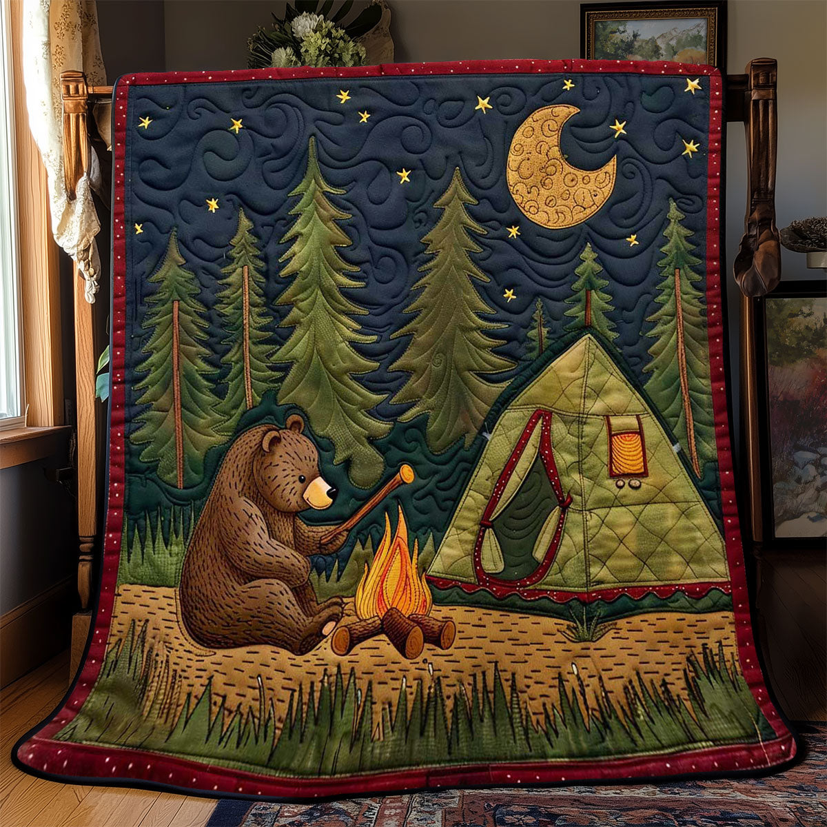 Camping Bear WJ2408002CL Quilt