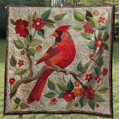 Red Cardinal WJ2607003CL Quilt