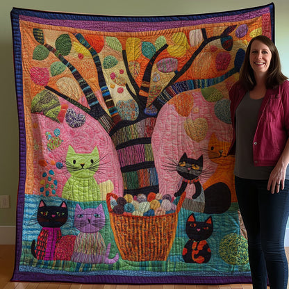 Cat In The Wool World WJ0808007CL Quilt