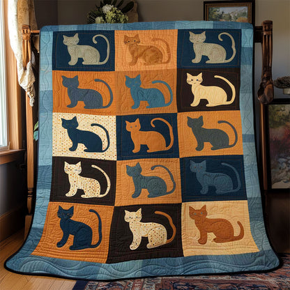 Cat Shape WJ2208001CL Quilt