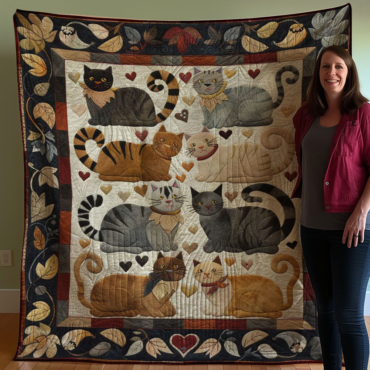 Cats WJ1008011CL Quilt