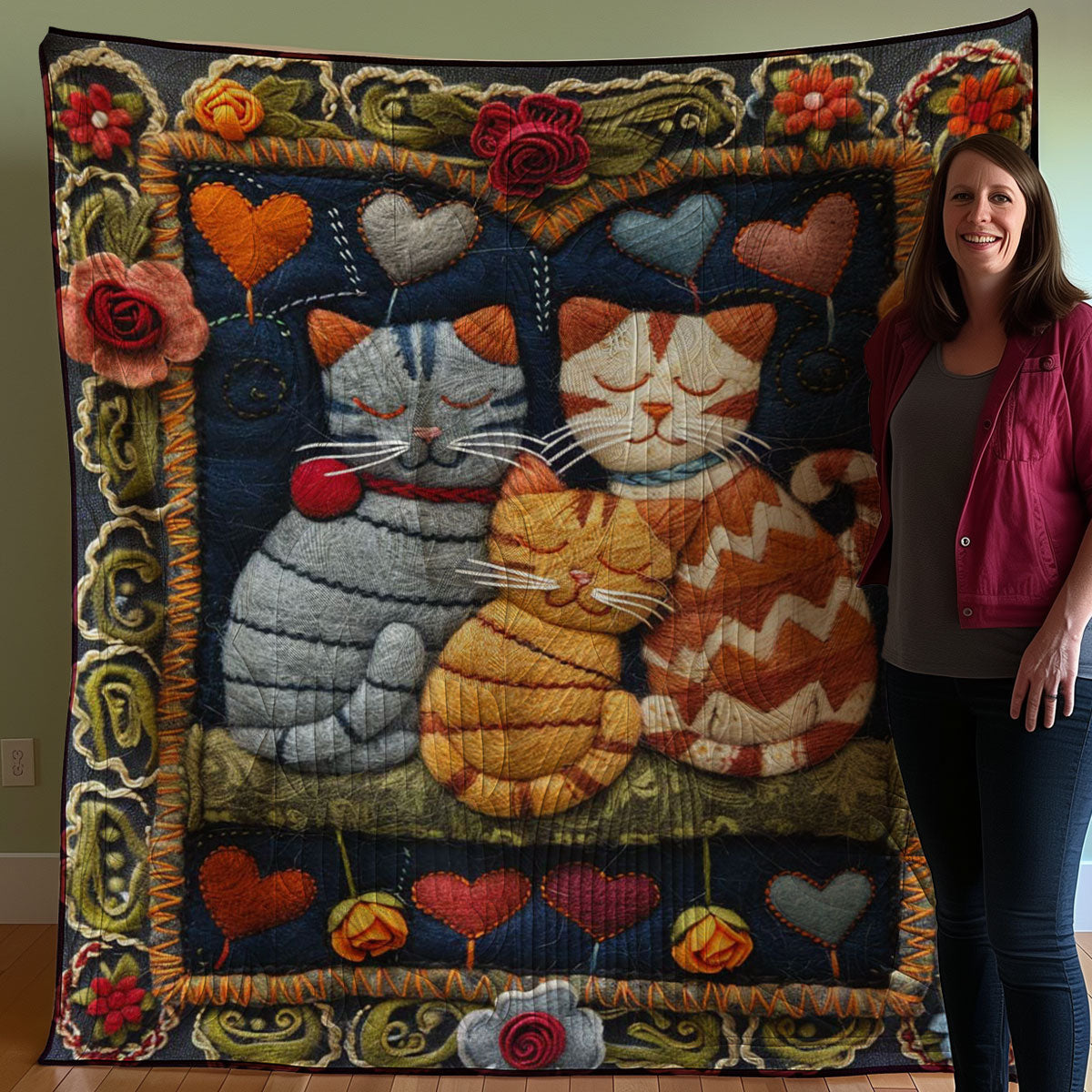 Cats WJ1008012CL Quilt