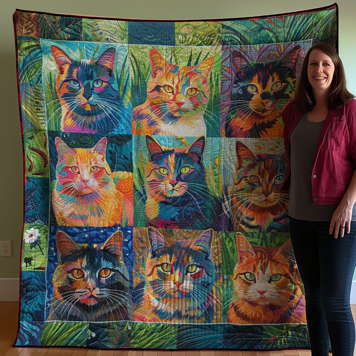 Cats WJ1308009CL Quilt