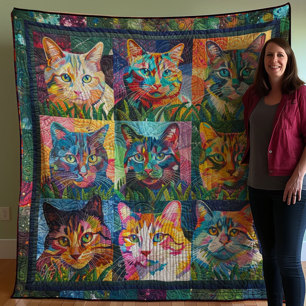 Cats WJ3107008CL Quilt