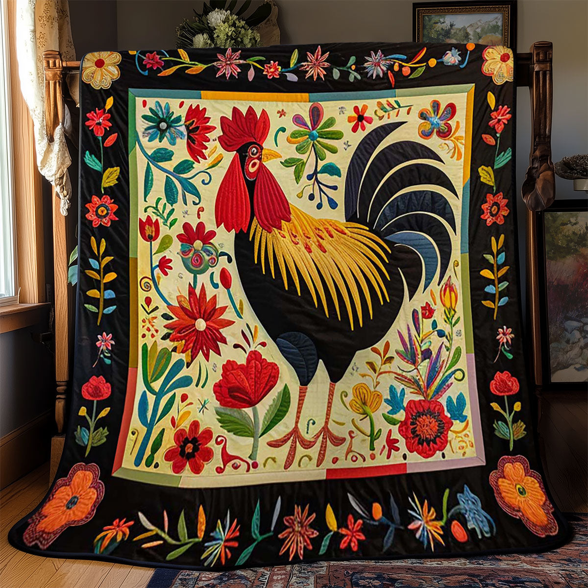 Chicken WJ2008005CL Quilt