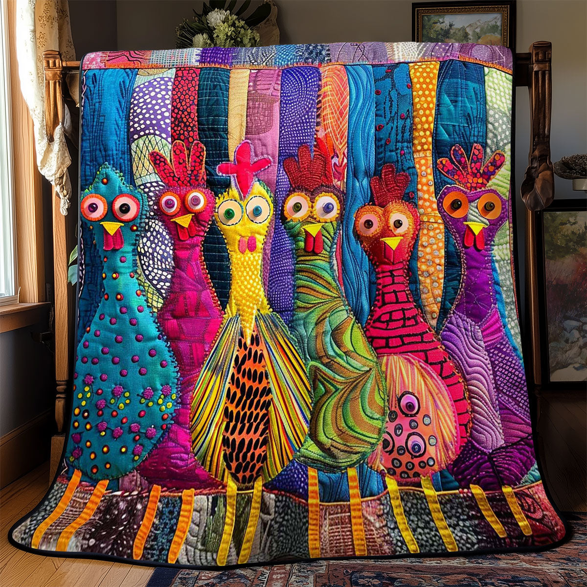 Chicken WJ2008007CL Quilt