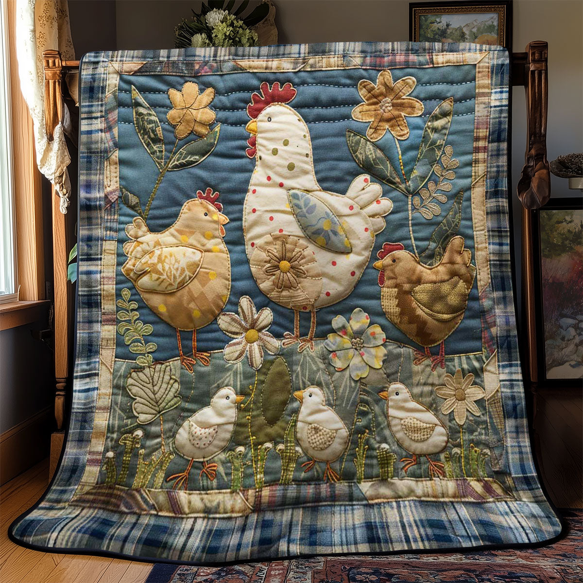 Chicken WJ2108007CL Quilt