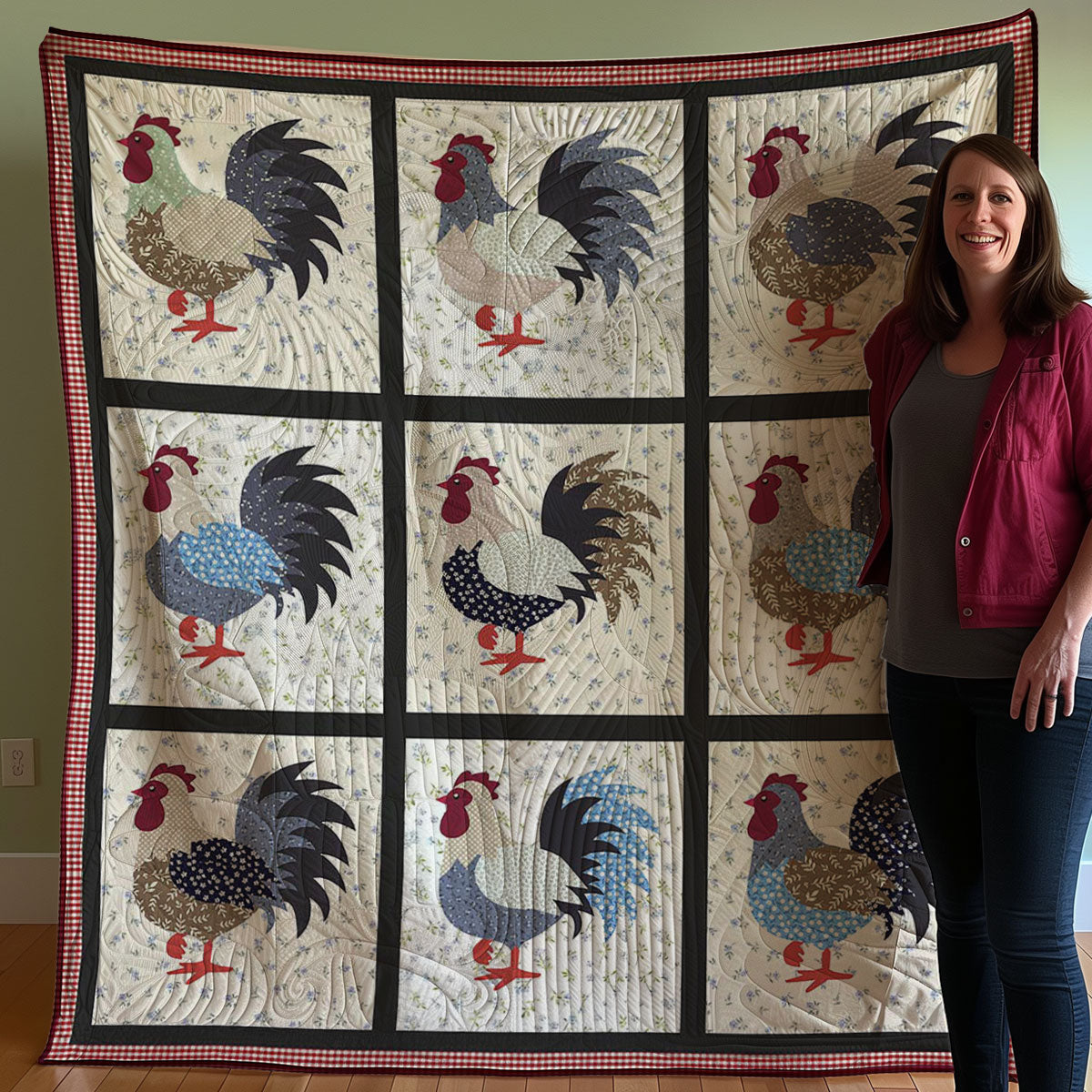 Chicken WJ0108007WK Quilt