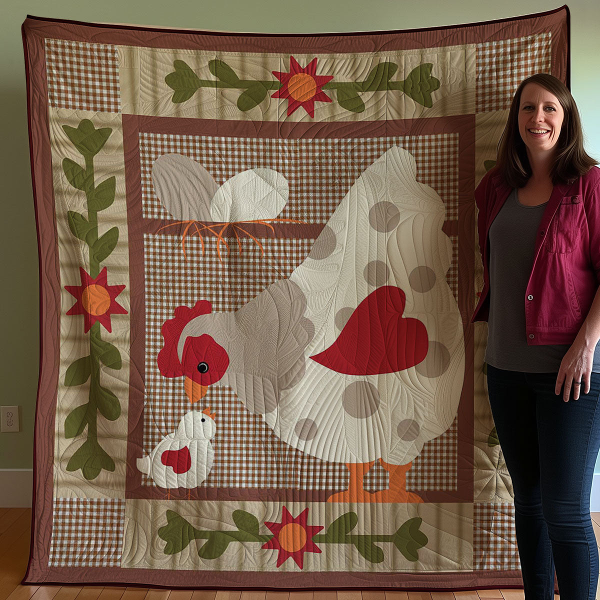 Chicken WJ0208011WQ Quilt