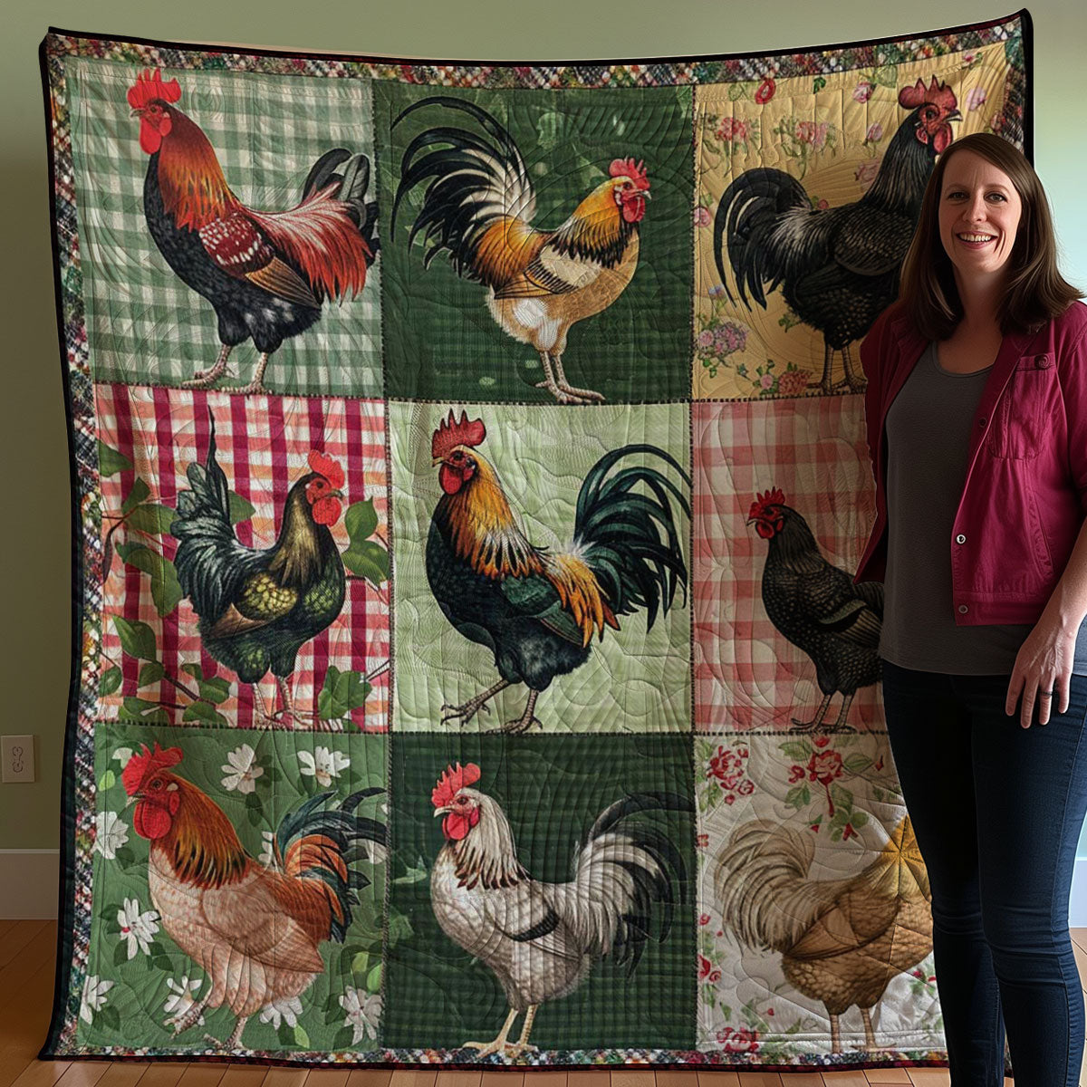 Chicken WJ0607006CL Quilt