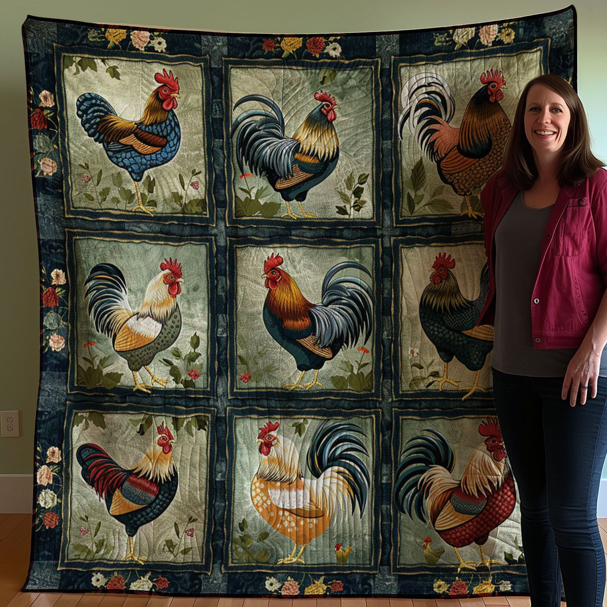 Chicken WJ0607012CL Quilt